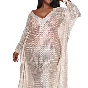 FTF Kenya Shimmer Crochet Maxi Dress Garnerstyle Size 4